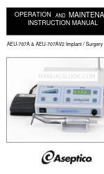 Aseptico AEU-707AV2 Manual de instruções de operação e manutenção