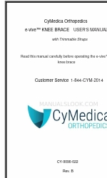 CYMEDICA Orthopedics e-vive Manual do utilizador