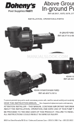 Doheny's 6578 Installation, Operation & Parts