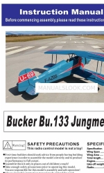 CYmodel Bucker Bu.133 Jungmeister Instruction Manual