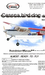 CYmodel Cessna bird dog Instruction Manual