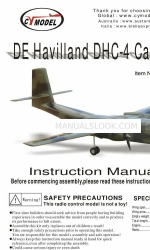 CYmodel DE Havilland DHC-4 Caribou Manual de instruções