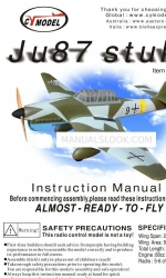 CYmodel Ju87 stuka Instruction Manual