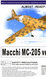 CYmodel Macchi MC-205 veltro Instructions Manual