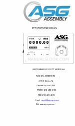 ASG DTT Series Instrukcja obsługi