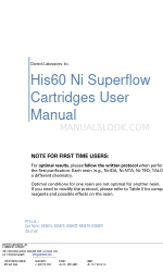 Clontech Laboratories His60 Ni Superflow Cartridges Manual do utilizador