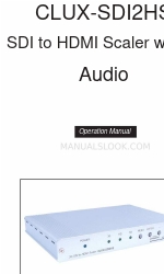 CYP CLUX-SDI2HS 운영 매뉴얼