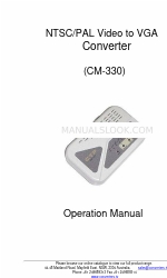 CYP CM-330 Bedieningshandleiding