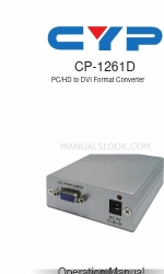 CYP CP-1261D Instrukcja obsługi