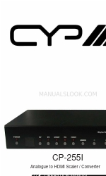 CYP CP-255I Bedieningshandleiding