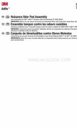 3M Adflo Nuisance Odor Pad Assembly Instrucciones de uso