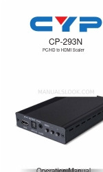 CYP CP-293N Manuale operativo