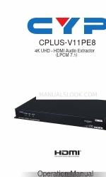 CYP CPLUS-V11PE8 Instrukcja obsługi