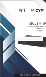 CYP CPLUS-V11PE8 Instrukcja obsługi