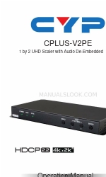 CYP CPLUS-V2PE Betriebshandbuch