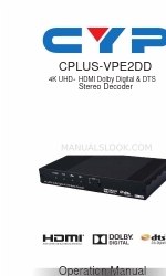 CYP CPLUS-VPE2DD Manuale operativo