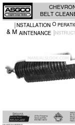 ASGCO CHEVRON Manual de Instruções de Instalação, Operação e Manutenção