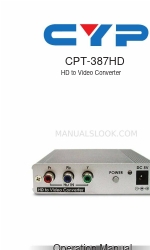 CYP CPT-387HD Manual de instrucciones