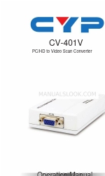 CYP CV-401V Manuale operativo