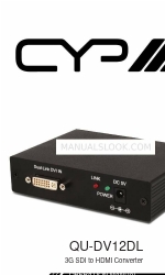 CYP QU-DV12DL Manual de instrucciones