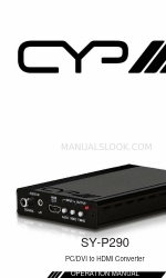 CYP SY-P290 Руководство по эксплуатации