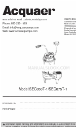 Acquaer SEC075T-1 소유자 매뉴얼