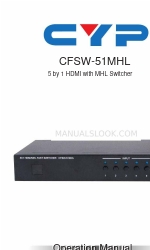 CYP CFSW-51MHL Operation Manual