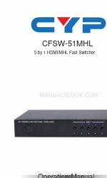 CYP CFSW-51MHL Operation Manual