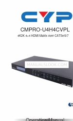 CYP CMPRO-U4H4CVPL Operation Manual