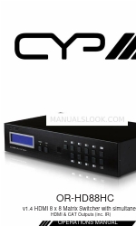 CYP OR-HD88HC Руководство по эксплуатации