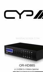 CYP OR-HD88S Manual de instrucciones