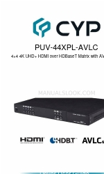 CYP PUV-44XPL-AVLC Manual del usuario