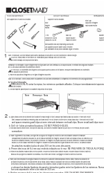 Closet Maid 1061 Assembly Manual