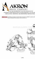 Akron DECKMASTER 3440 Kurulum, Çalıştırma ve Bakım Talimatları