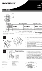 Closet Maid 25-Cube Insert S25CB Руководство по эксплуатации и уходу