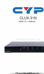 CYP CLUX-31N Manual de operação