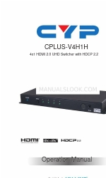 CYP CPLUS-V4H1H Bedieningshandleiding