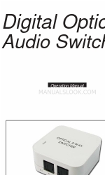 CYP Digital Optical Audio Switcher Посібник з експлуатації