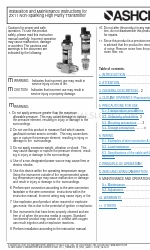 Ashcroft ZT11 VCR Інструкція з монтажу та обслуговування