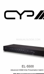 CYP EL-5500 Betriebshandbuch