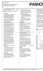 Ashcroft k2 Arkusz instrukcji