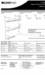 Closet Maid 3180 Instructions