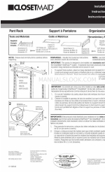 Closet Maid 33813 Instructions d'installation