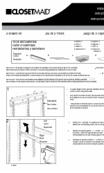 Closet Maid 2-Drawer Kit 3775 Istruzioni per l'installazione