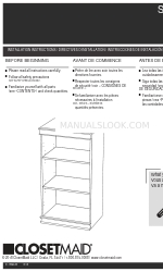 ClosetMaid 068-7152-6 取付説明書