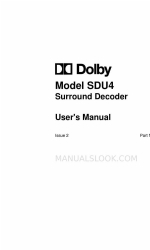 Dolby Laboratories SDU4 Manual do utilizador