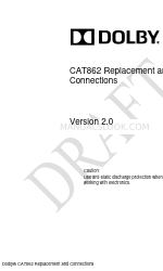 Dolby Laboratories CAT862 Manual