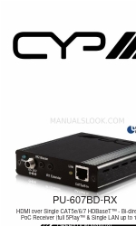 CYP 5Play HDBaseT PU-507-RX Betriebshandbuch