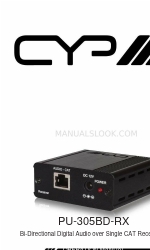 CYP PU-305BD-RX Betriebshandbuch