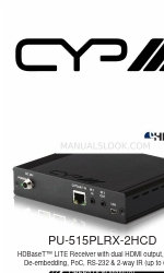 CYP PU-515PLRX-2HCD Betriebshandbuch